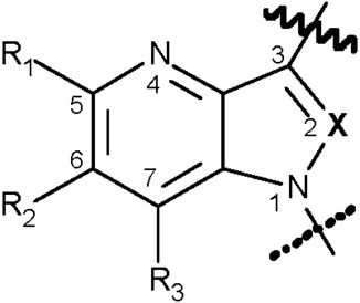 Kernstruktur der 4-Aza-Derivate