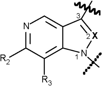 Kernstruktur der 5-Aza-Derivate