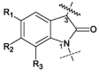 Kernstruktur der chemischen Verbindung 1H-Indol-2-on-1,3-diyl