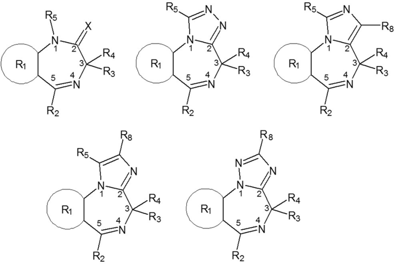 Chemische Verbindung 1,4-Benzodiazepine