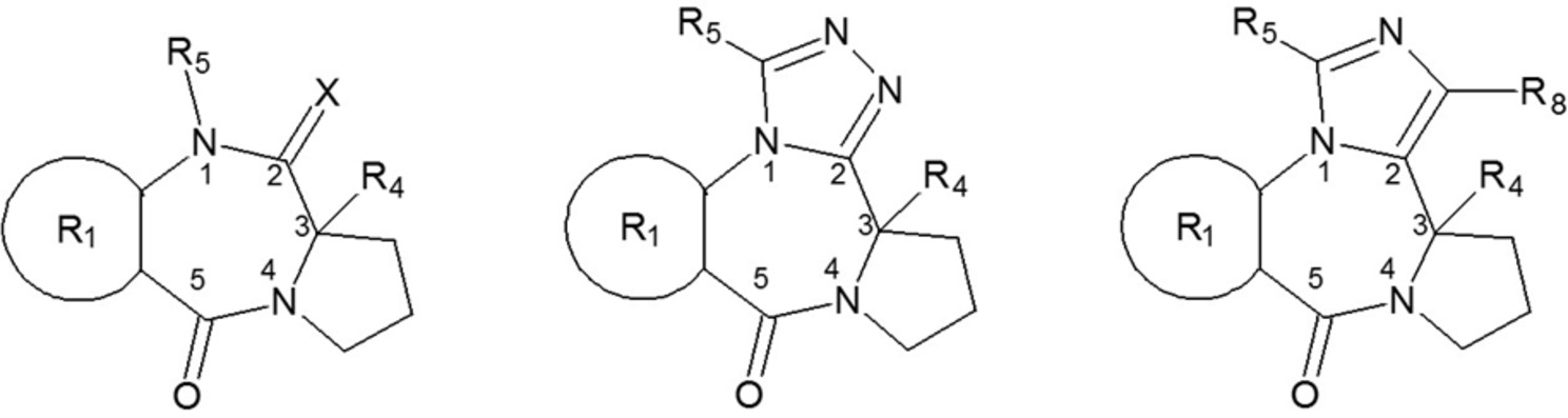 Chemische Verbindung Bretazenil-Abkömmlinge